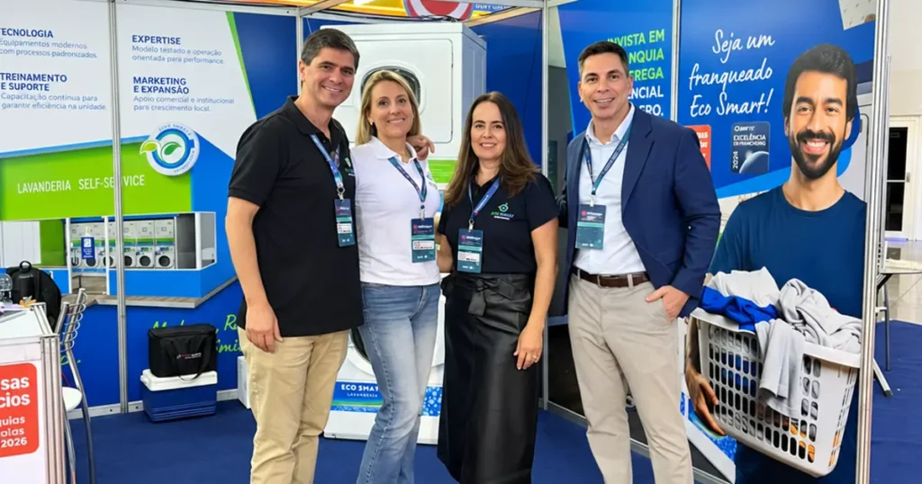 Eco Smart Lavanderia participa da Feira da Franquia em Curitiba e acelera expansão no Paraná e no Sul